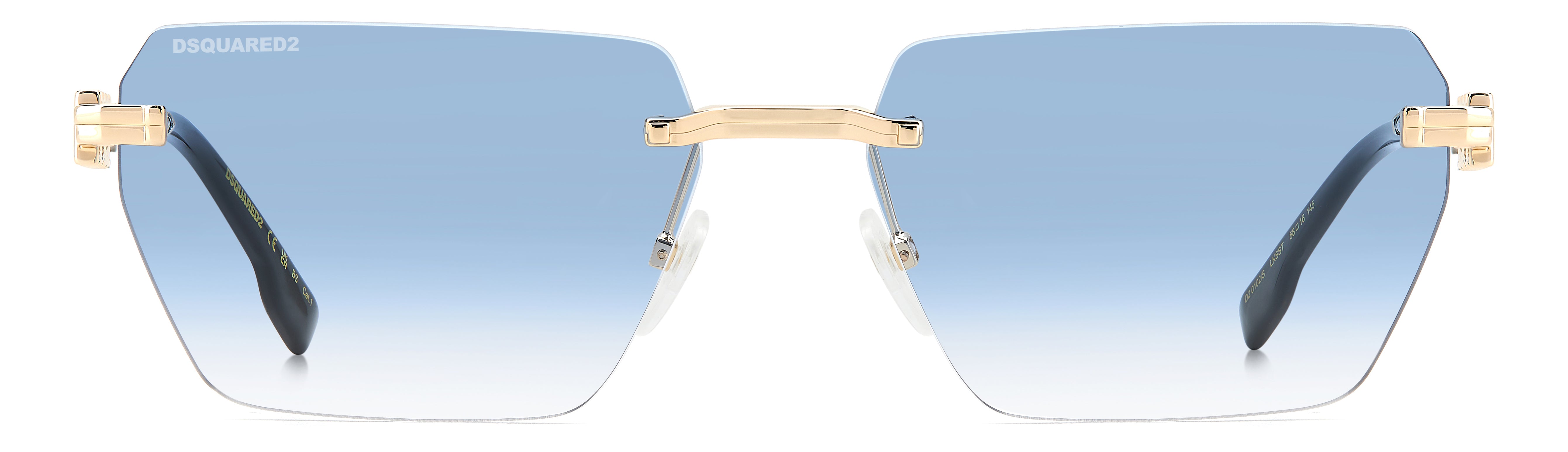 DSquared2 D2 0102/s LKS/ST GOLD BLUE 58