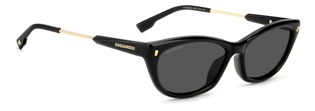 DSquared2 D2 0209/g/s 807/IR BLACK 57