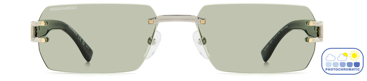 DSquared2 D2 0189/s I20/GP GD PALLADIUM 57