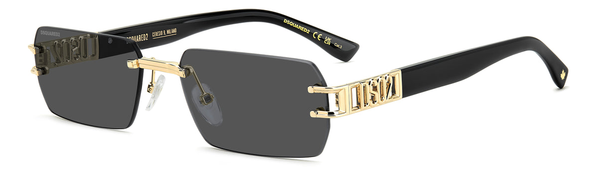 DSquared2 D2 0189/s J5G/IR GOLD 57