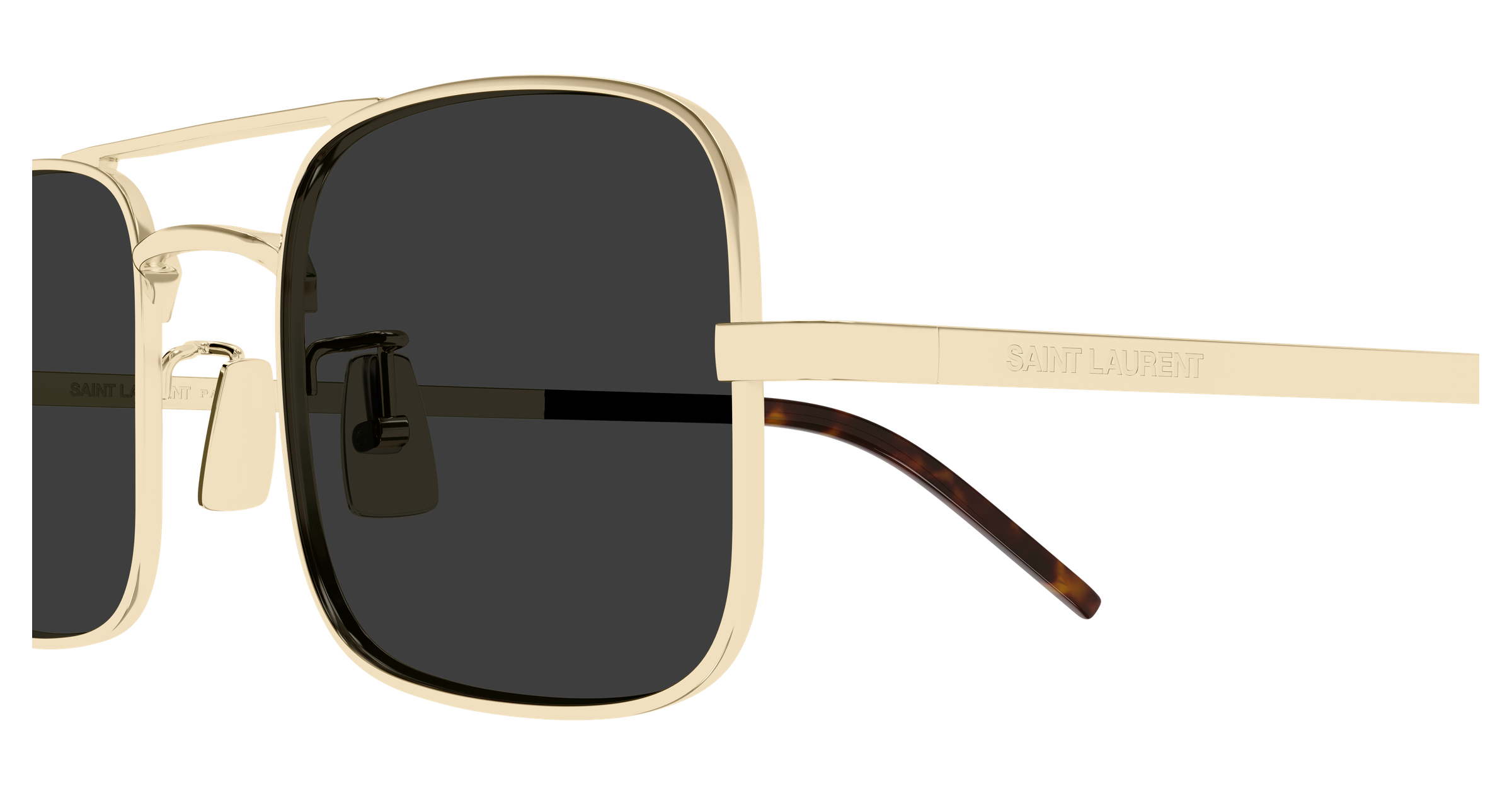 Saint Laurent SL 331 004 gold gold grey 47