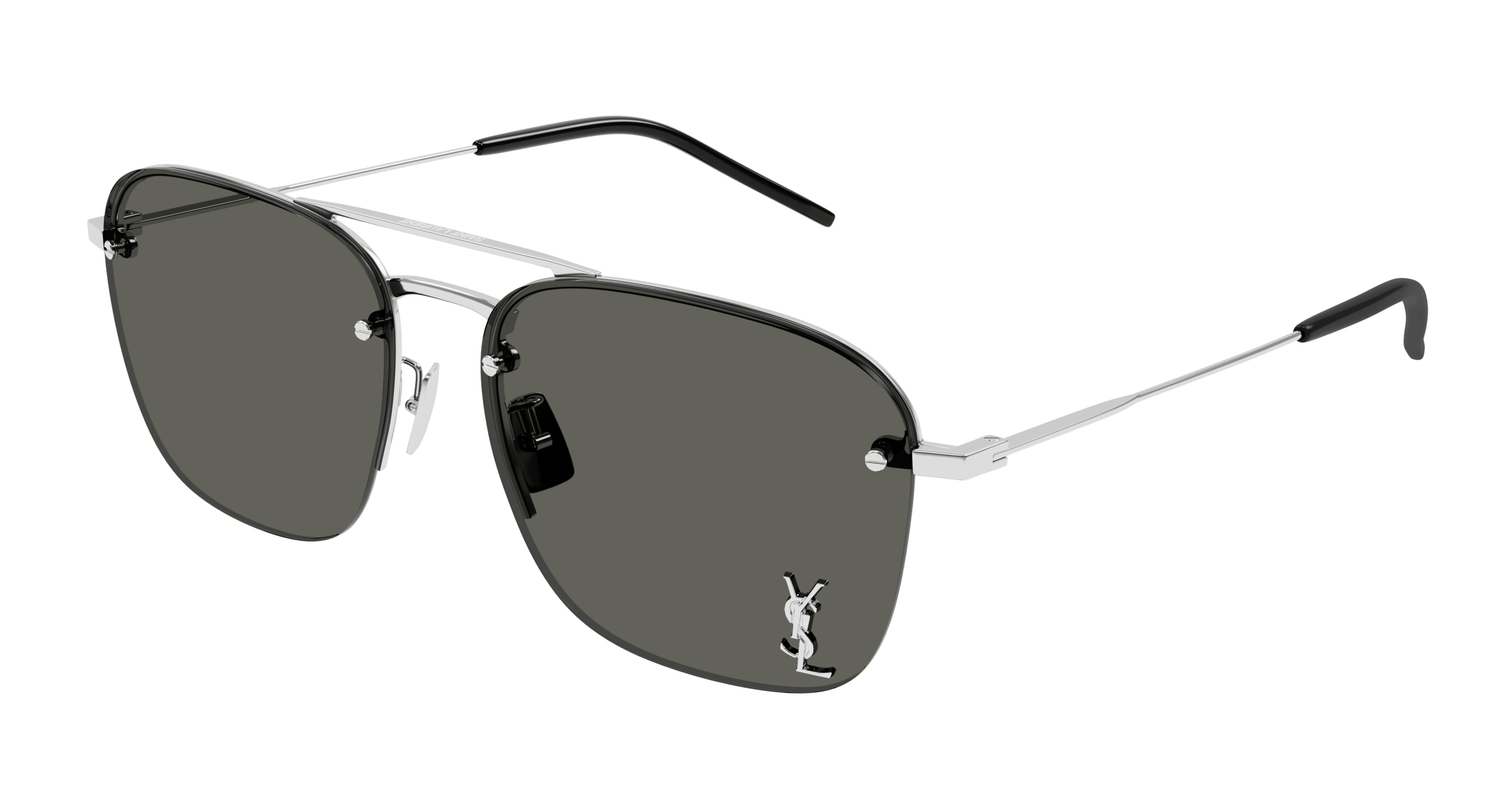 Saint Laurent SL 309 M 002 silver silver grey 57