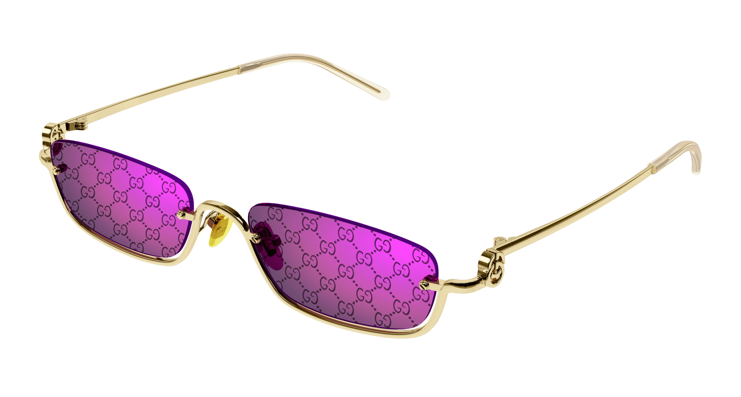 Gucci GG1278S 005 gold gold violet 55