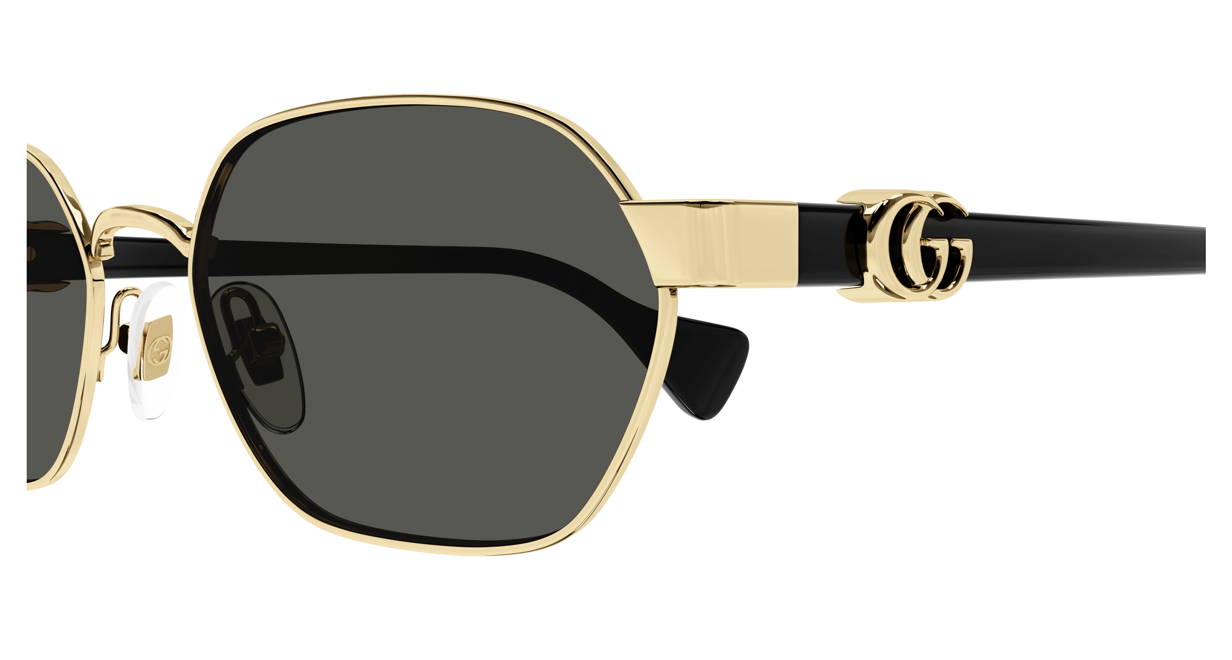 Gucci GG1593S 001 gold black grey 56