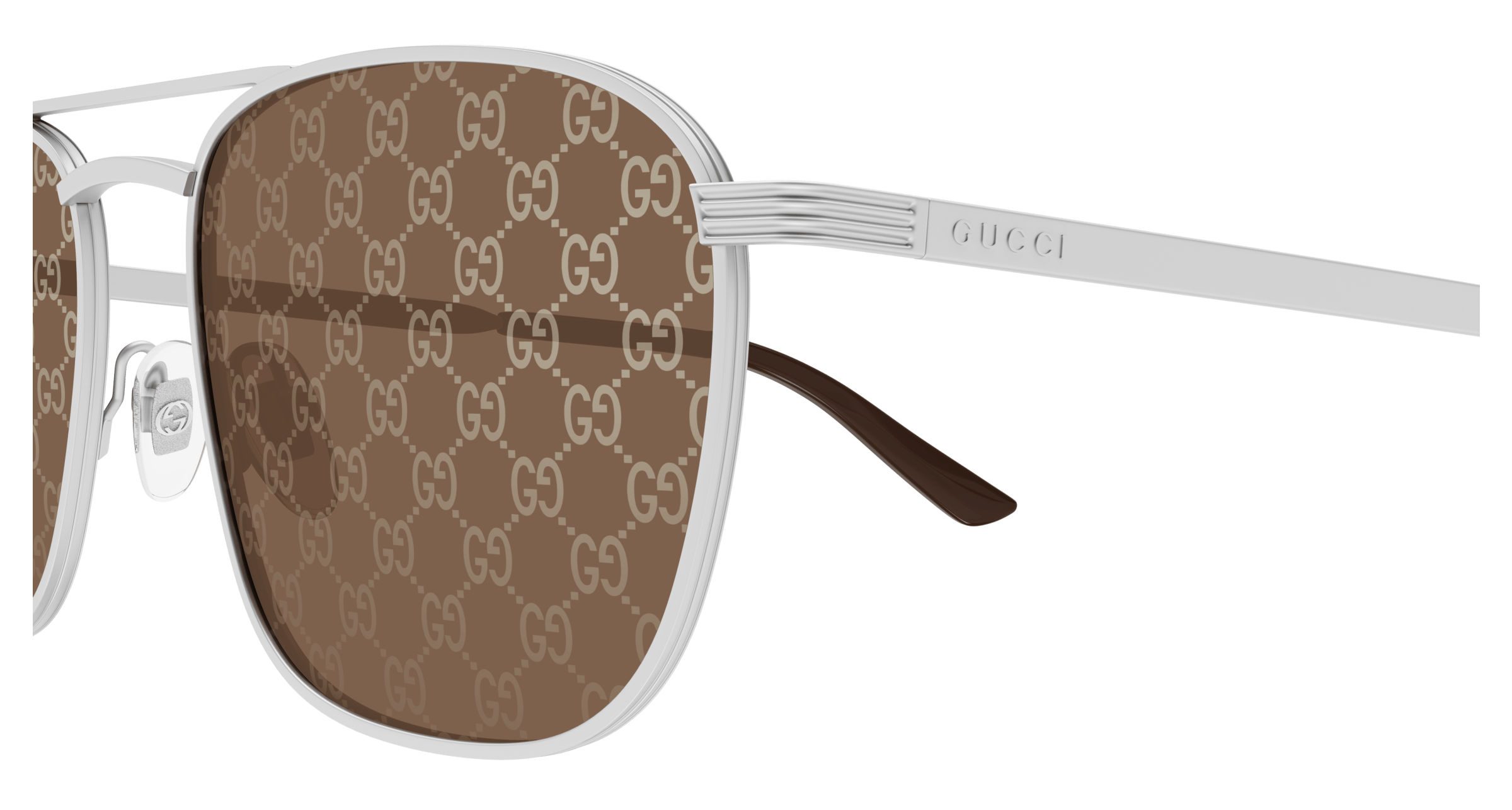 Gucci GG1881S 004 silver silver brown 54