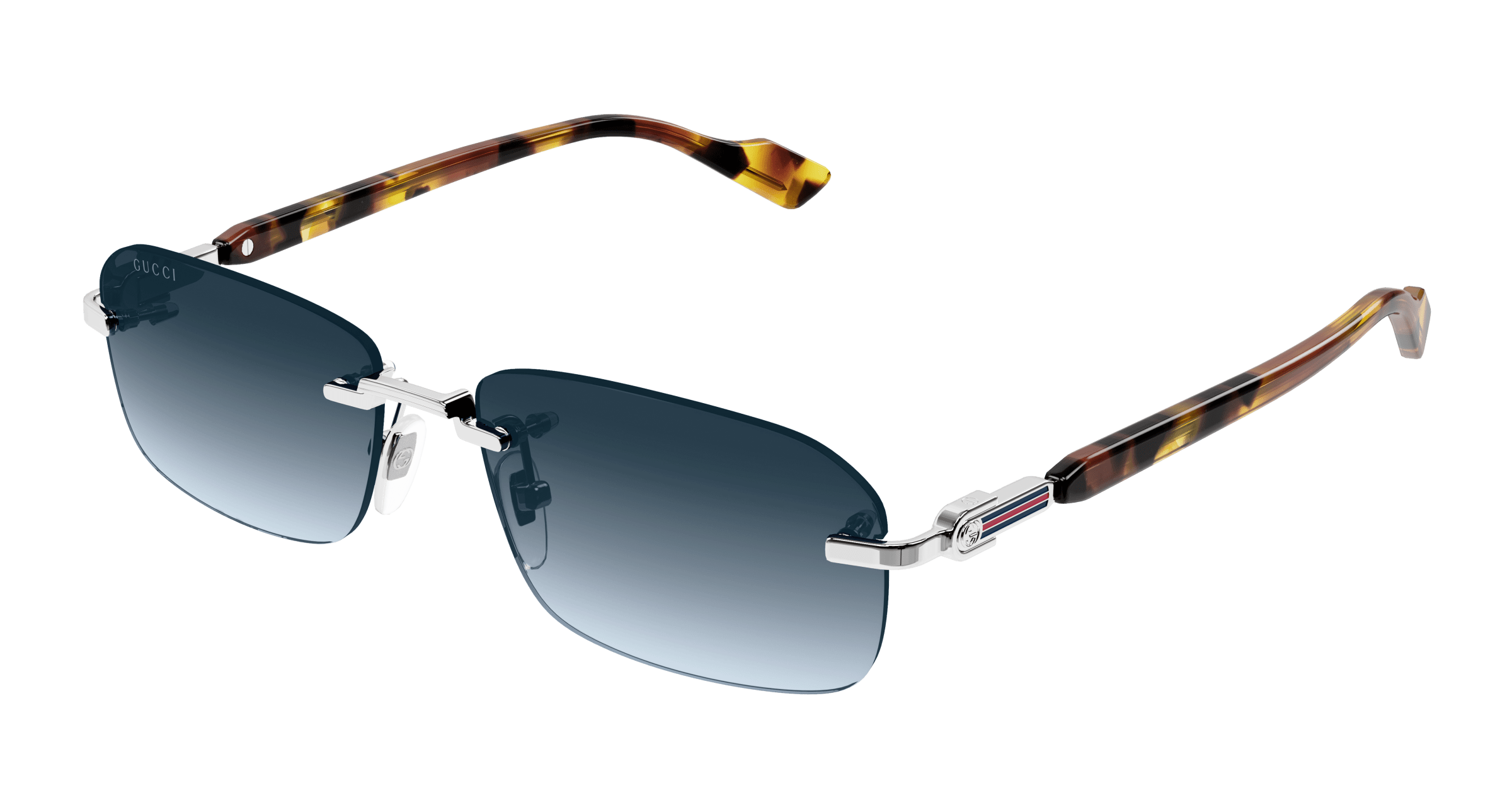 Gucci GG1221S 007 silver havana blue 56