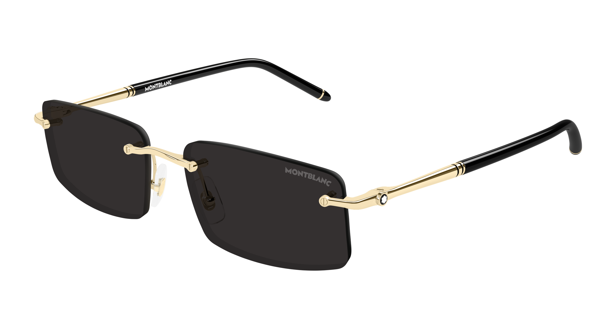 Montblanc MB0443S 001 gold gold grey 56