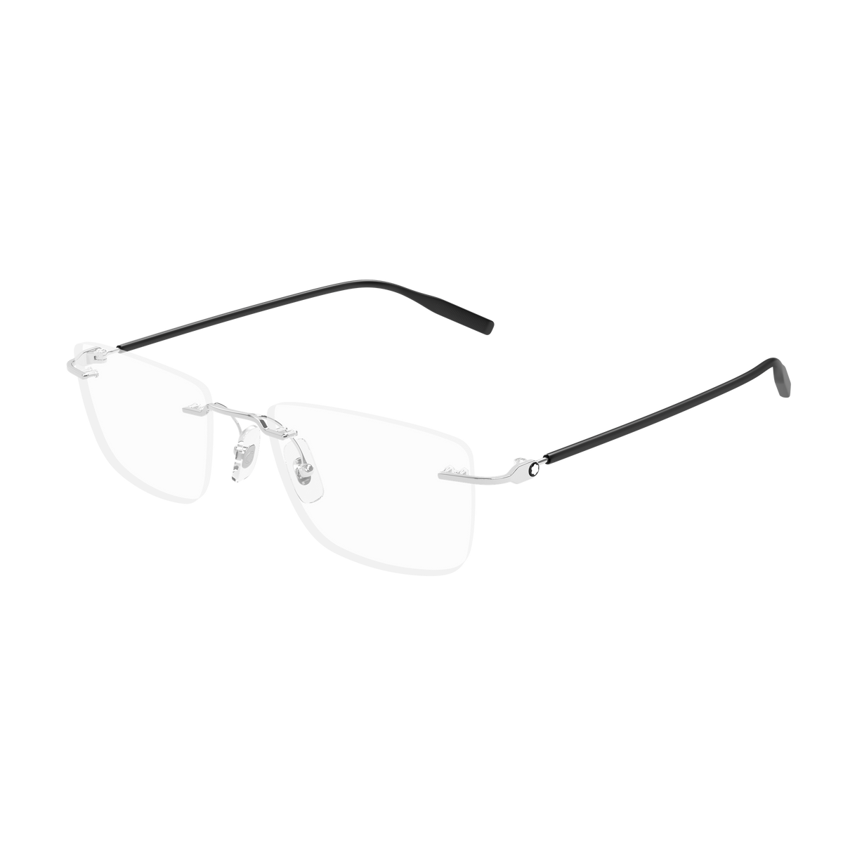 Montblanc MB0431O 002 silver silver transpa 53