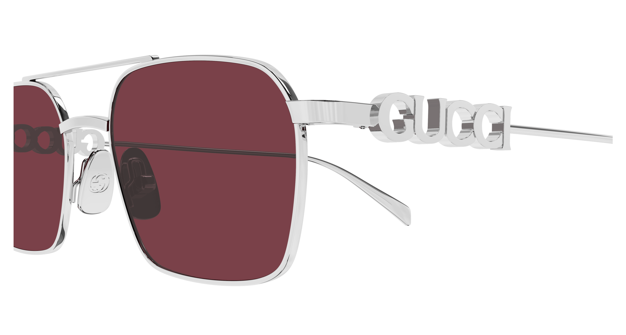 Gucci GG1804S 004 silver silver red 54