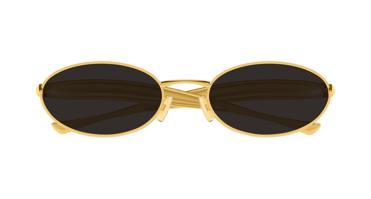Bottega Veneta BV1386S 001 gold gold grey 57