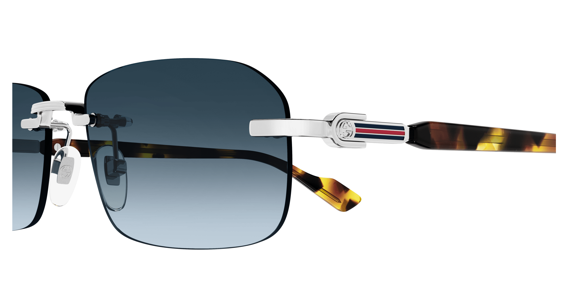 Gucci GG1221S 007 silver havana blue 56
