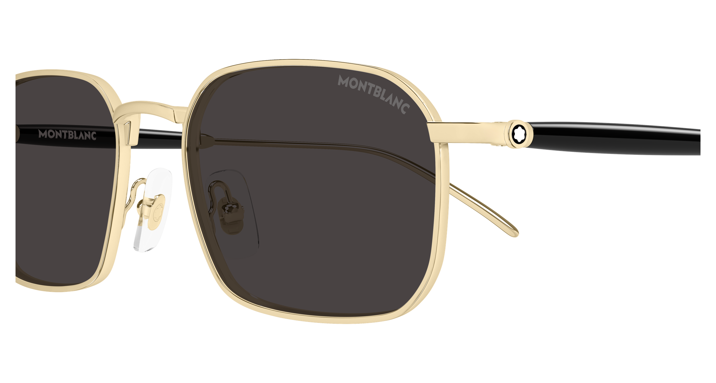 Montblanc MB0441S 001 gold gold grey 52