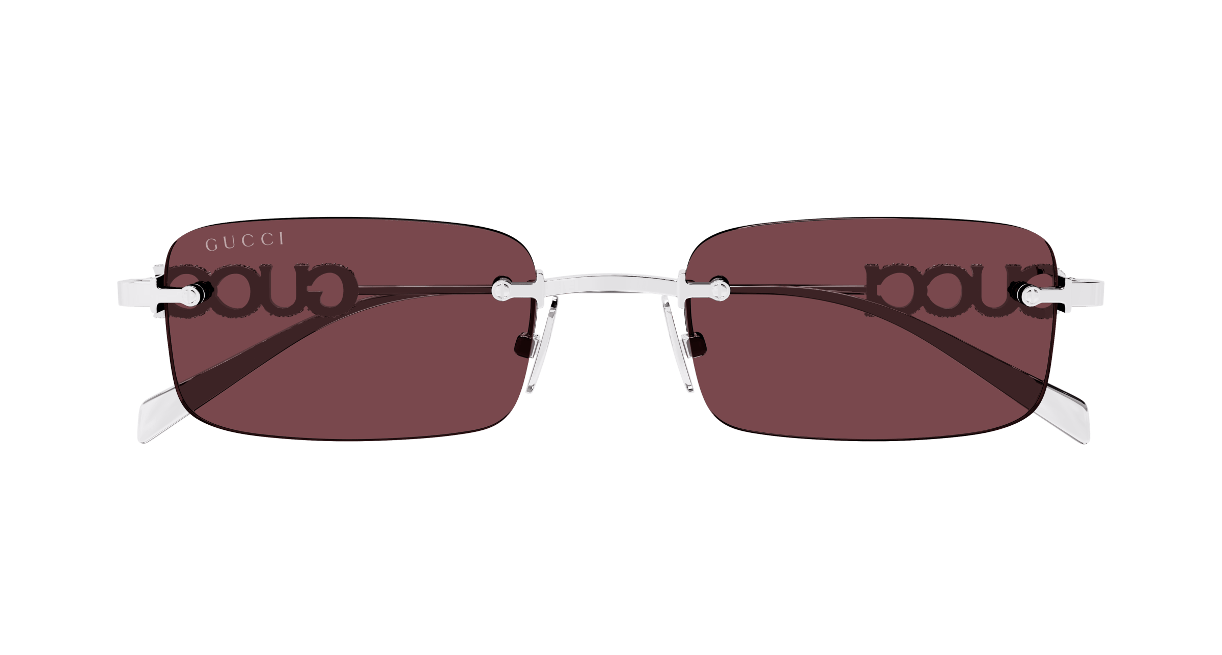 Gucci GG1808S 004 silver silver red 52