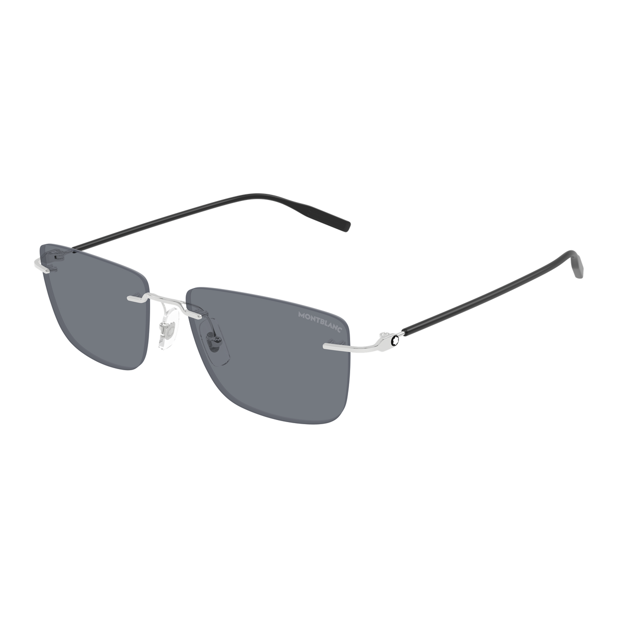 Montblanc MB0429S 002 silver silver grey 56