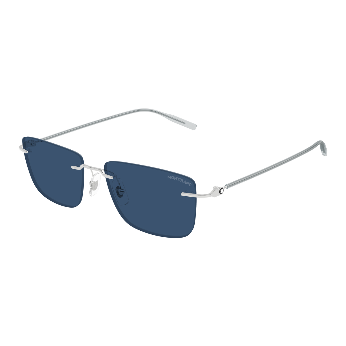Montblanc MB0429S 004 silver silver blue 56