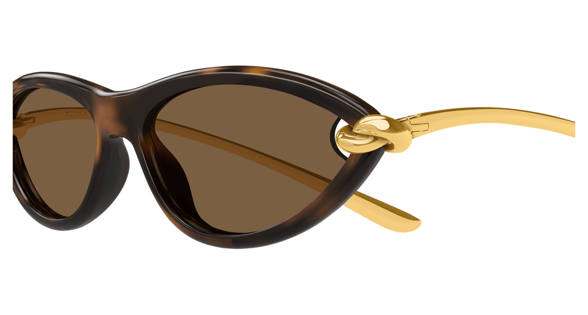 Bottega Veneta BV1390S 002 havana gold brown 56