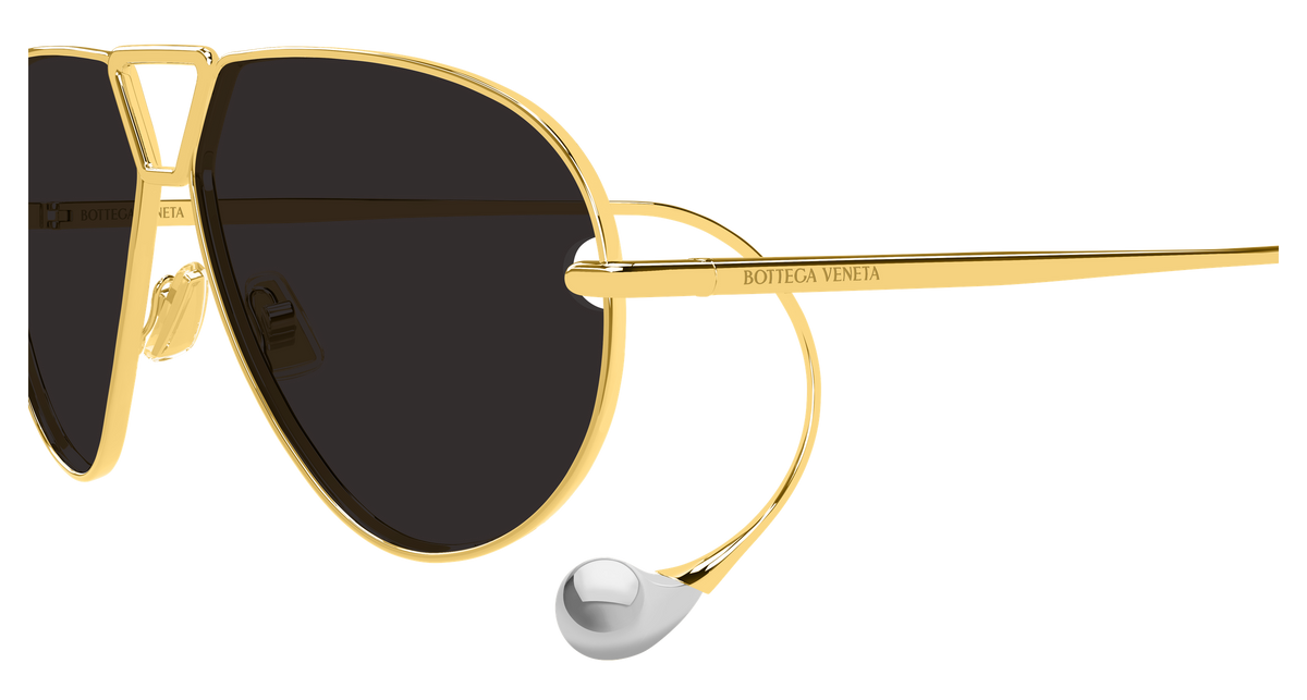 Bottega Veneta BV1437S 001 gold gold grey 64