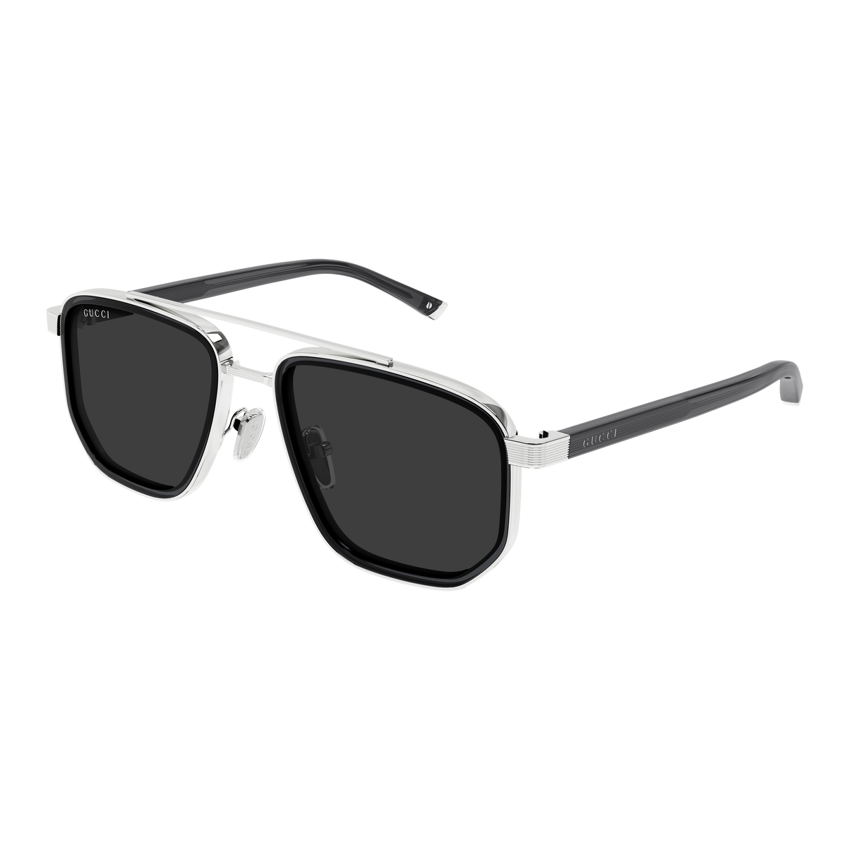 Gucci GG2073S 001 silver grey grey 55
