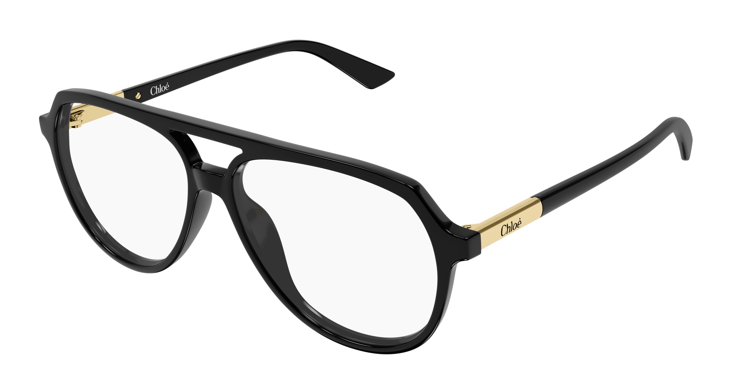 CHLOE CH0366O 001 black black transpare 57