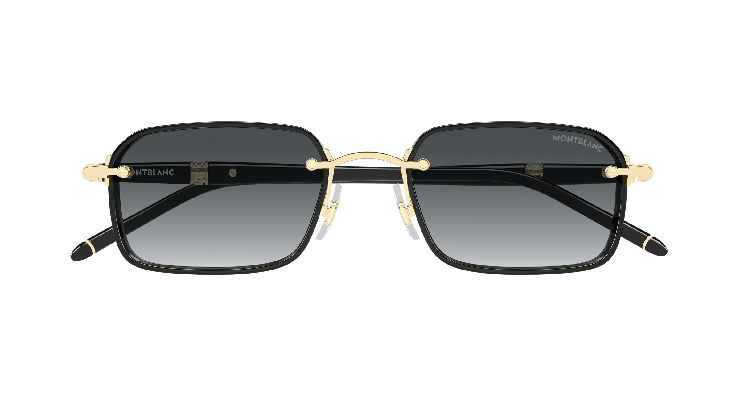 Montblanc MB0483S 001 gold black grey 54