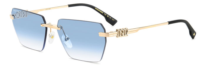 DSquared2 D2 0102/s LKS/ST GOLD BLUE 58