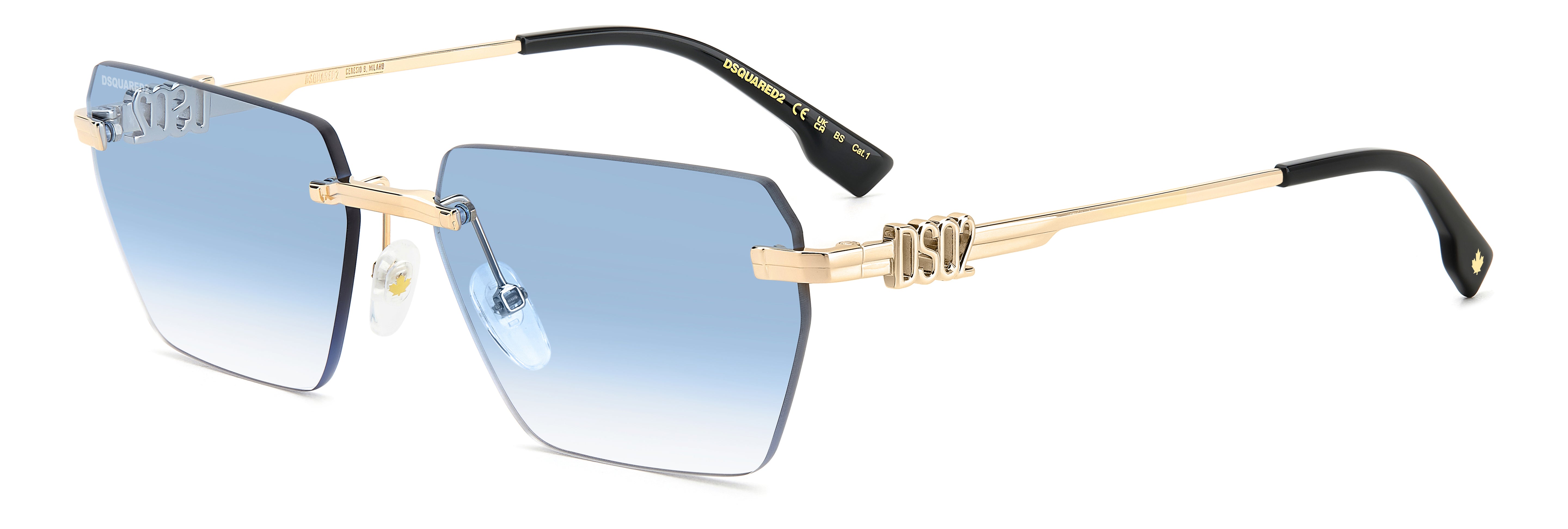 DSquared2 D2 0102/s LKS/ST GOLD BLUE 58