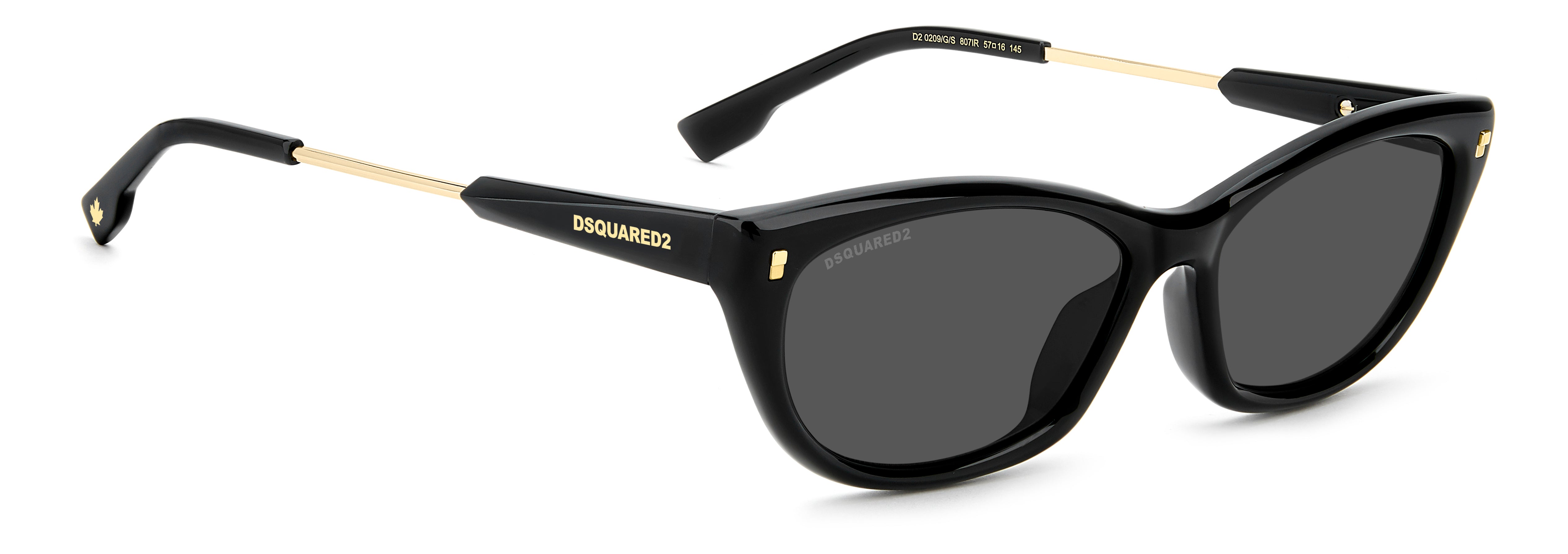 DSquared2 D2 0209/g/s 807/IR BLACK 57