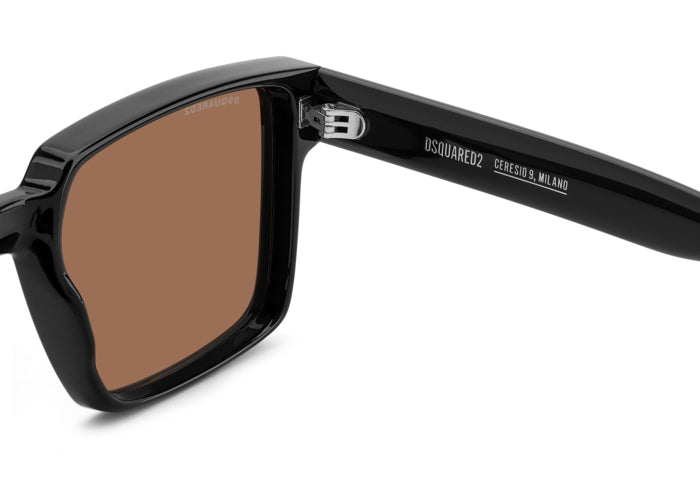DSquared2 D2 0202/g/s 807/70 BLACK 58