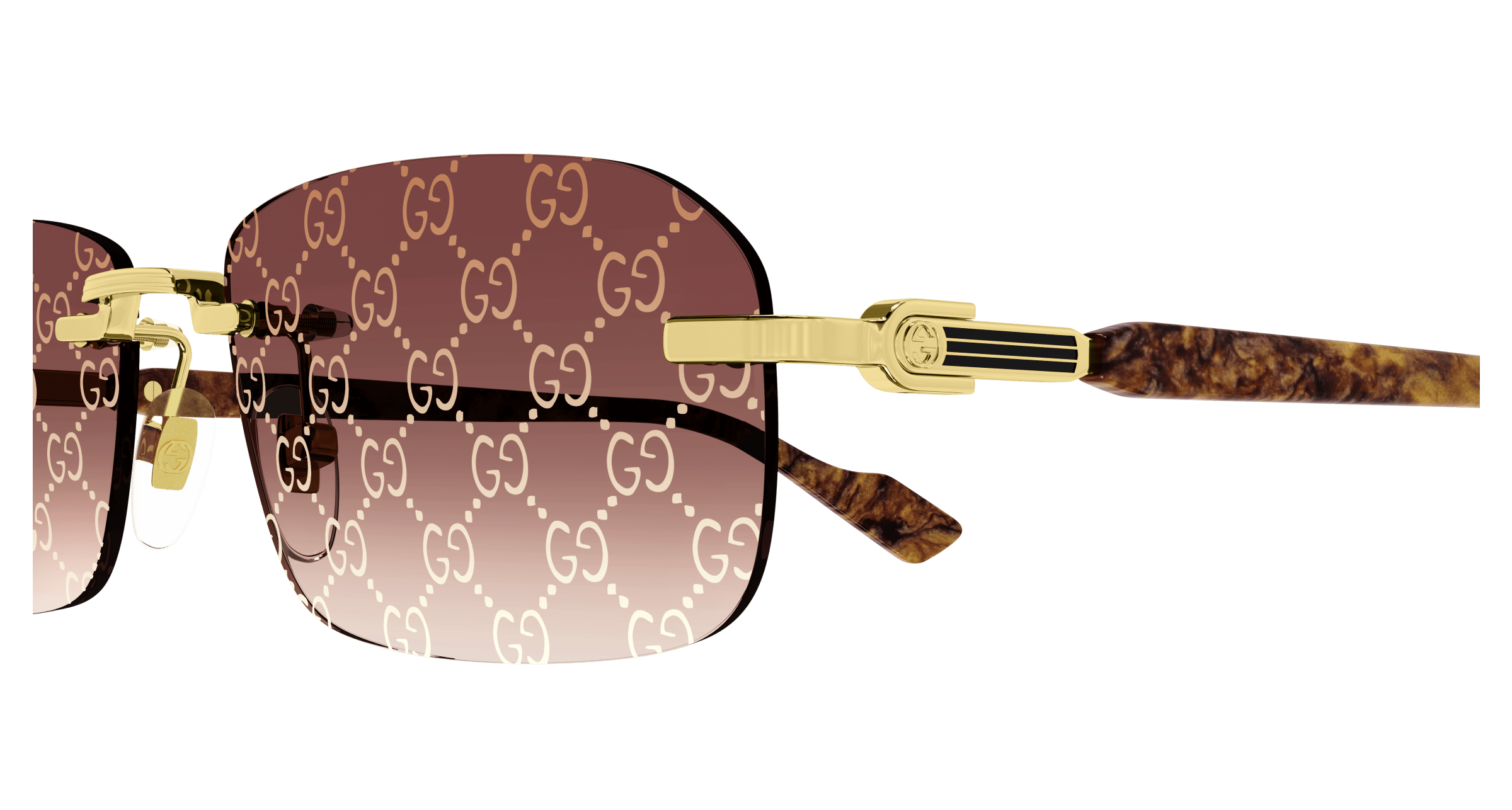 Gucci GG1221S 004 gold yellow red 56