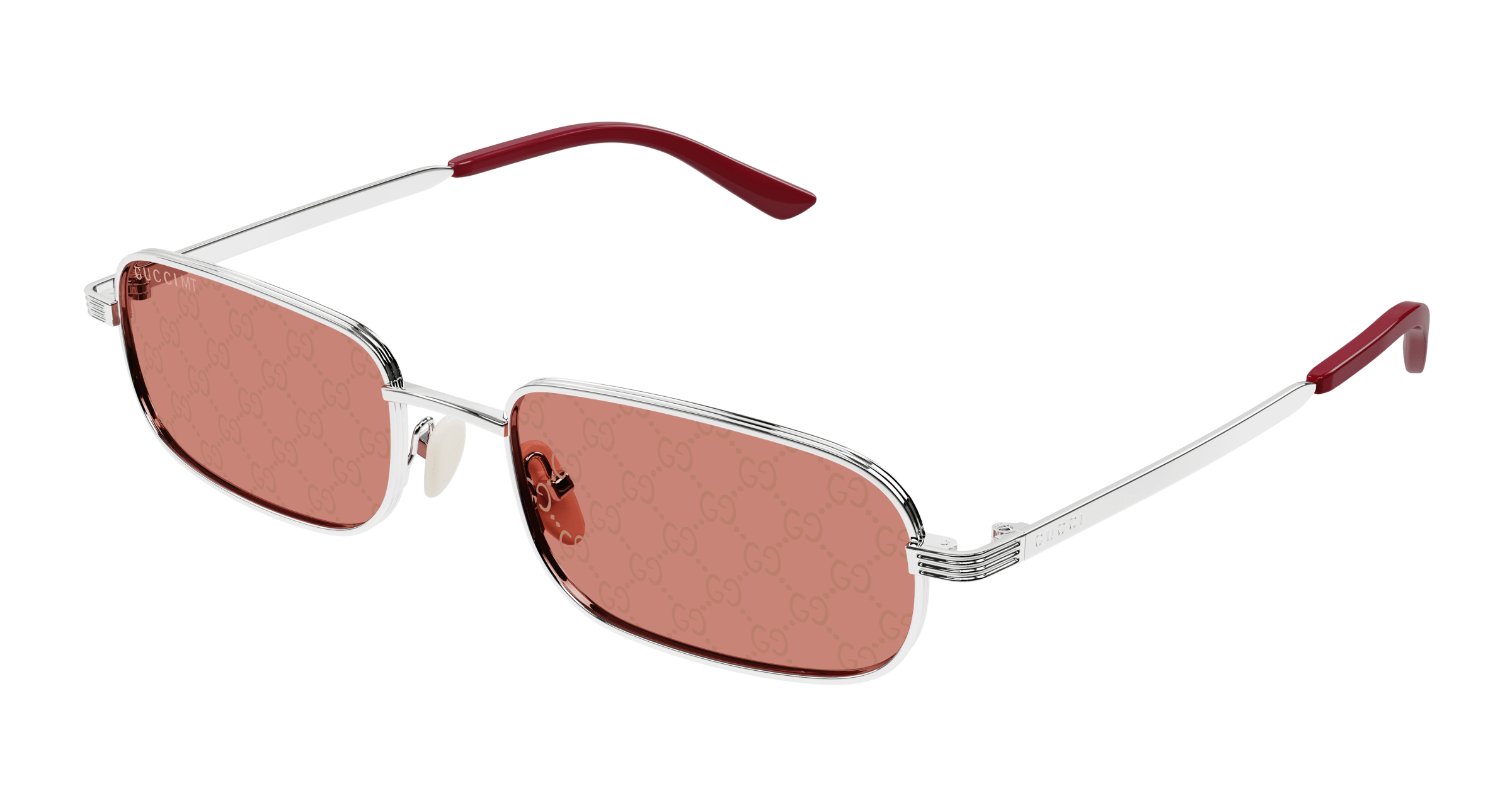 Gucci GG1457S 004 silver silver red 57