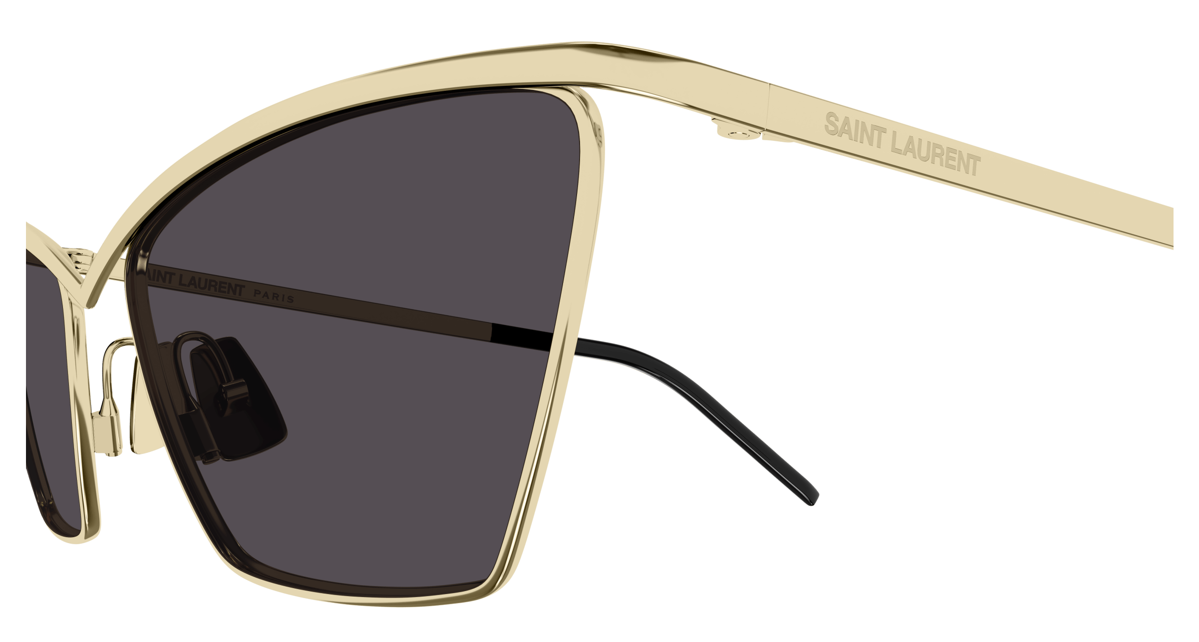 Saint Laurent SL 637 003 gold gold black 57