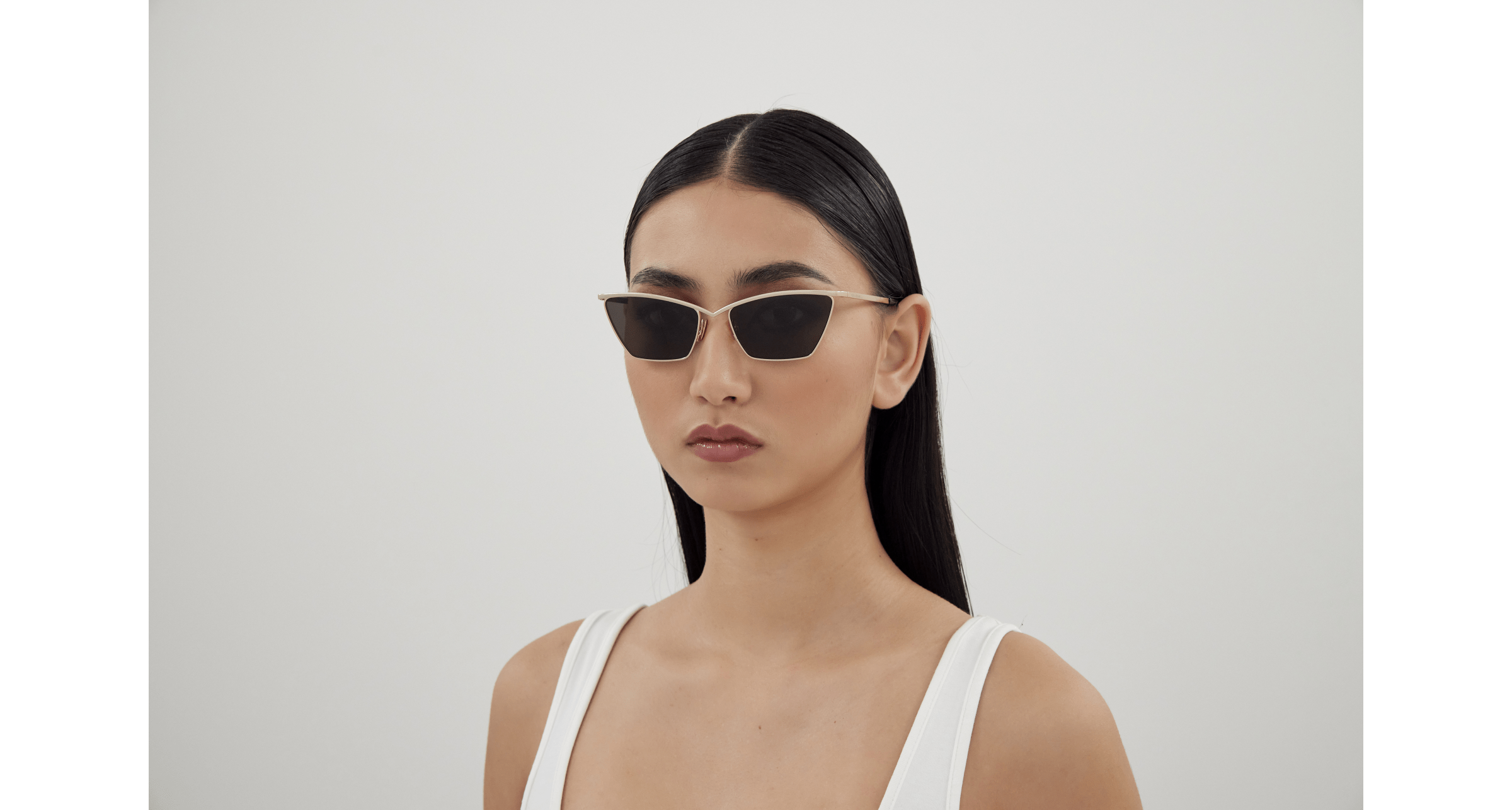 Saint Laurent SL 637 003 gold gold black 57