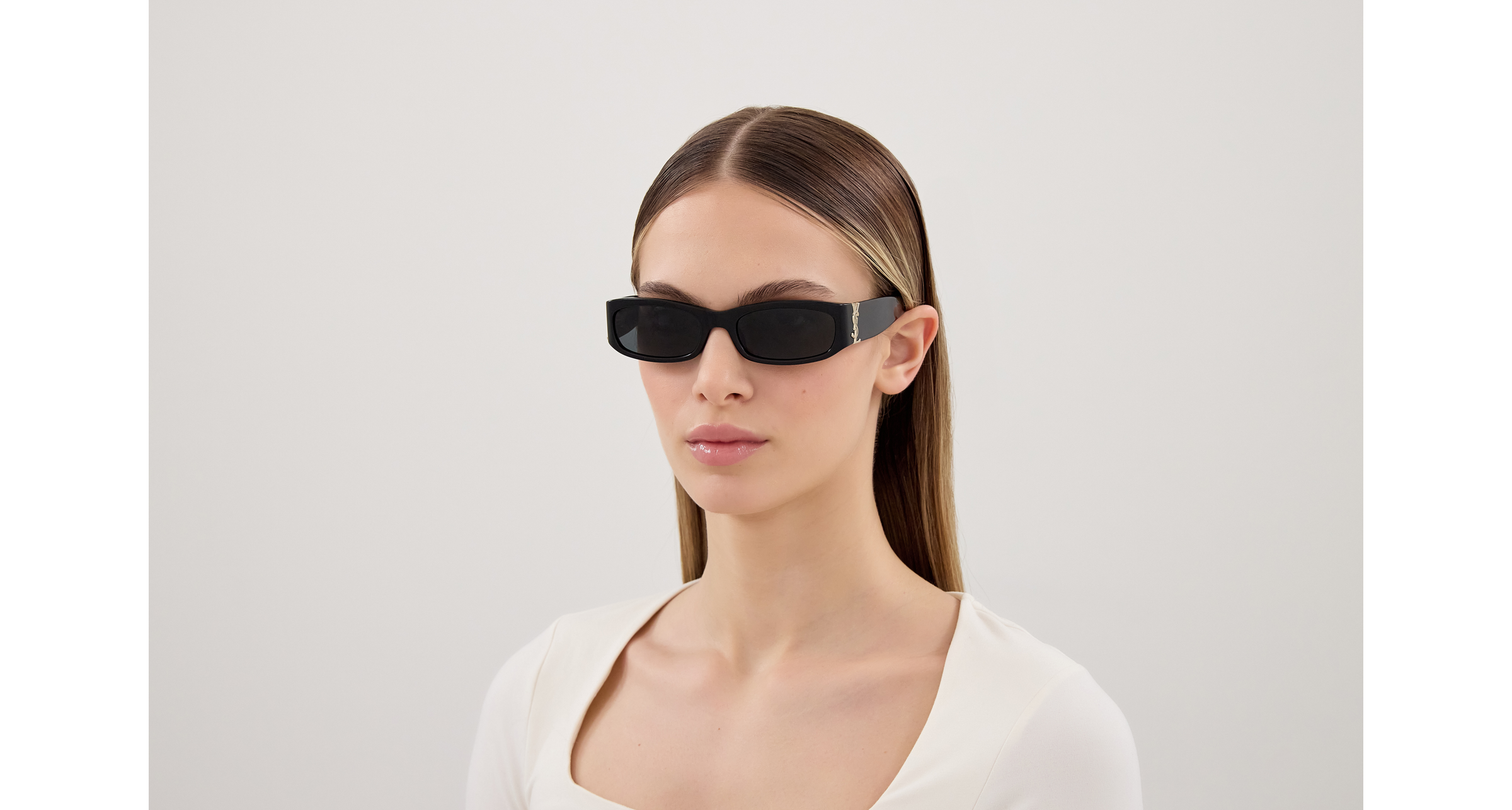 Saint Laurent SL M152 001 black black black 55