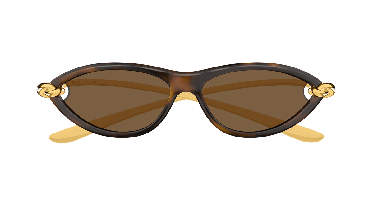 Bottega Veneta BV1390S 002 havana gold brown 56