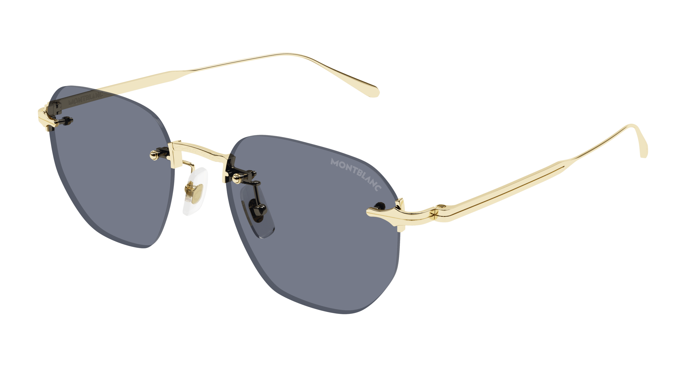 Montblanc MB0405S 003 gold gold grey 51