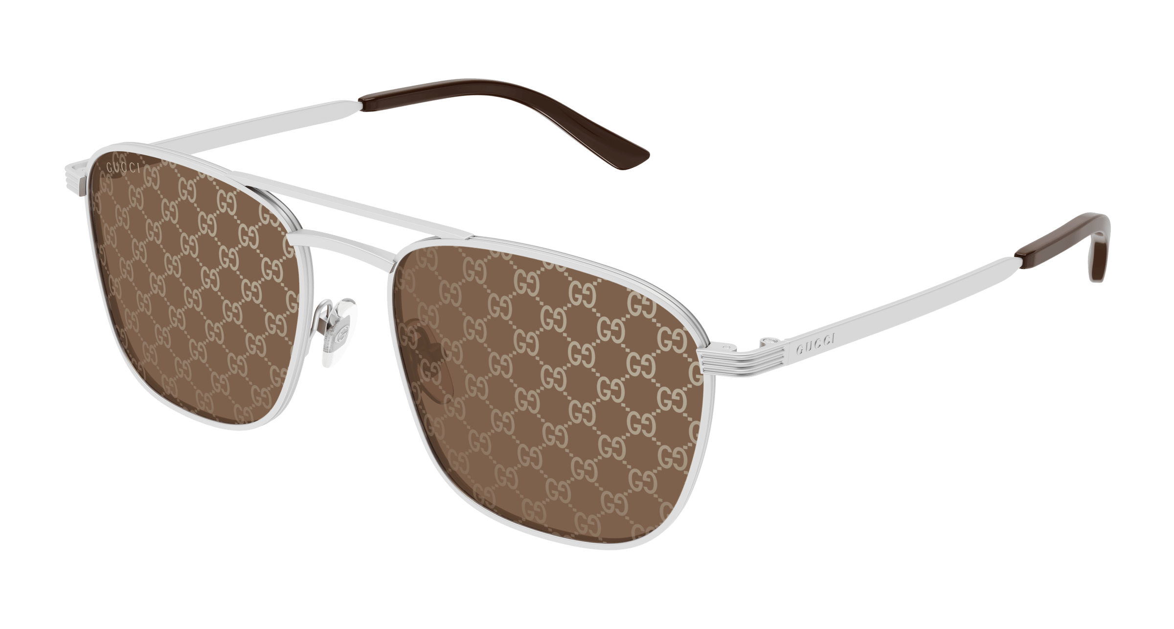 Gucci GG1881S 004 silver silver brown 54