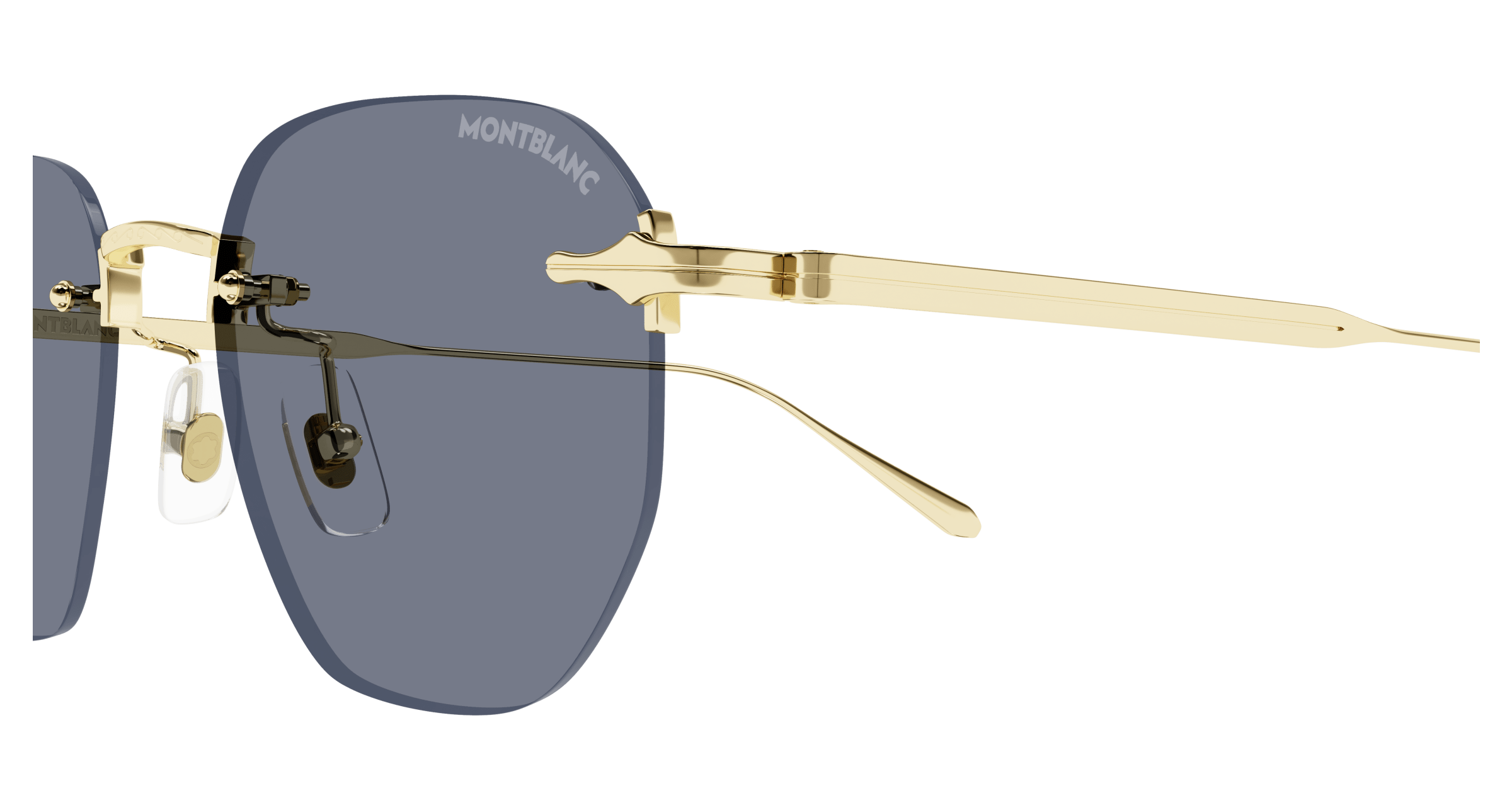 Montblanc MB0405S 003 gold gold grey 51