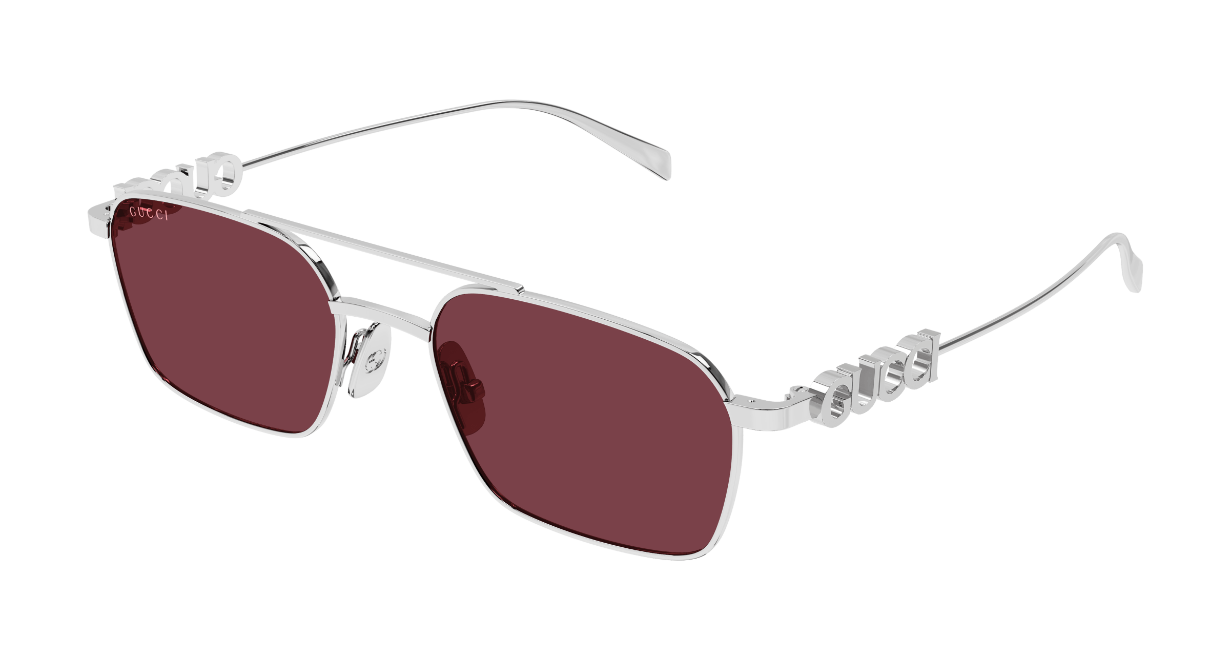 Gucci GG1804S 004 silver silver red 54