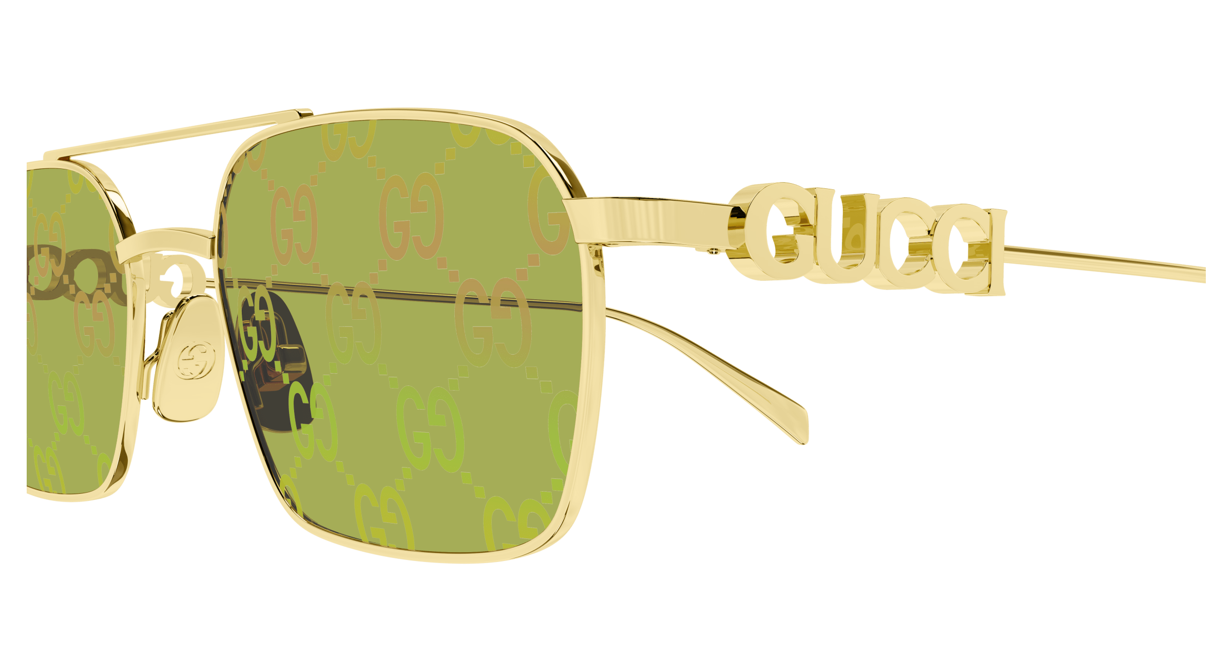 Gucci GG1804S 002 gold gold green 54