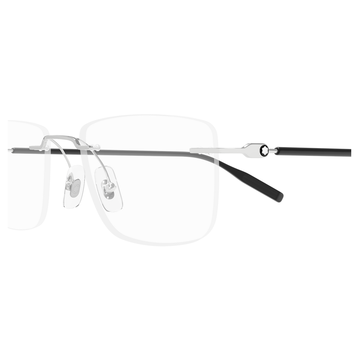 Montblanc MB0431O 002 silver silver transpa 53