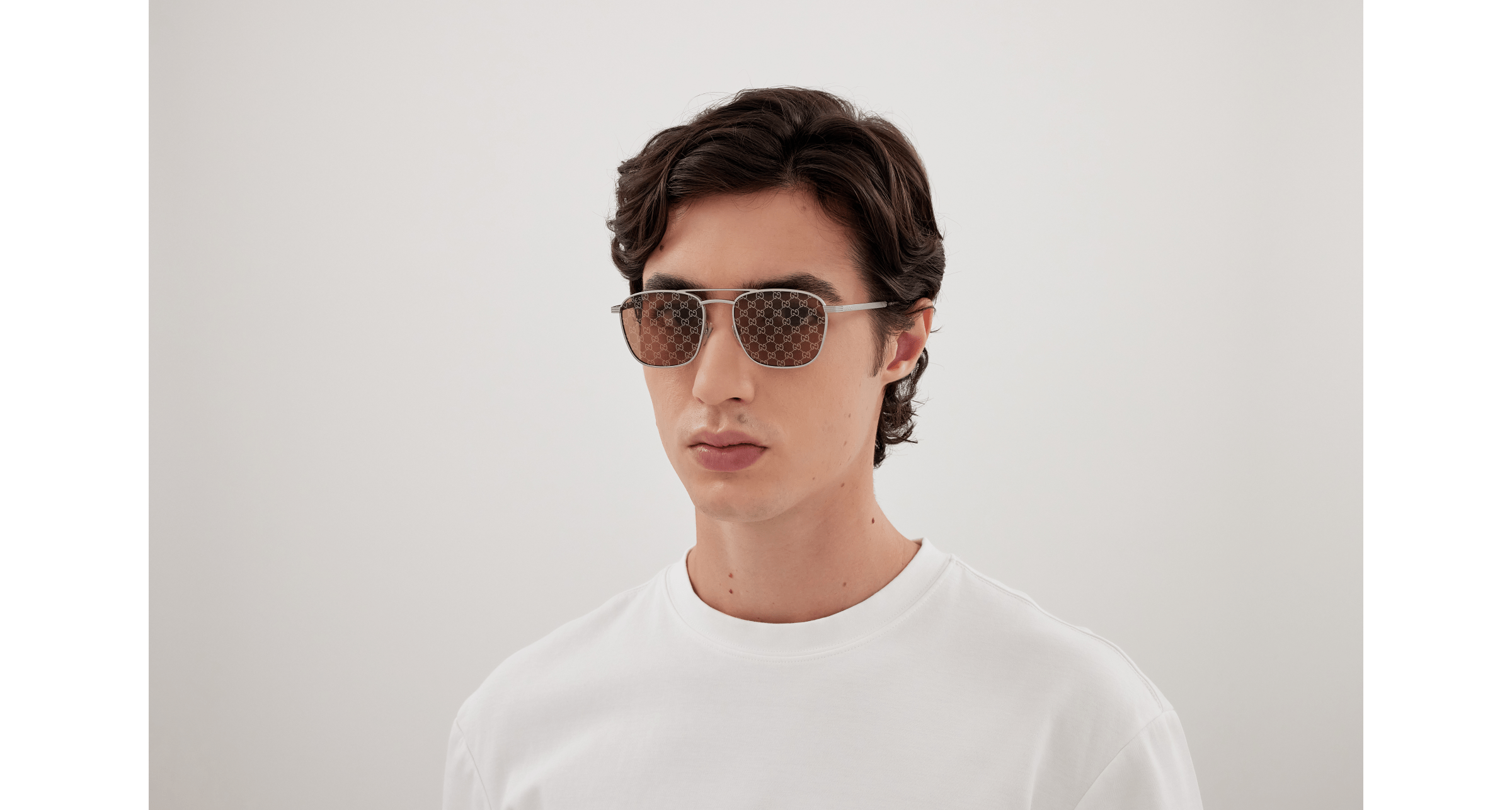 Gucci GG1881S 004 silver silver brown 54