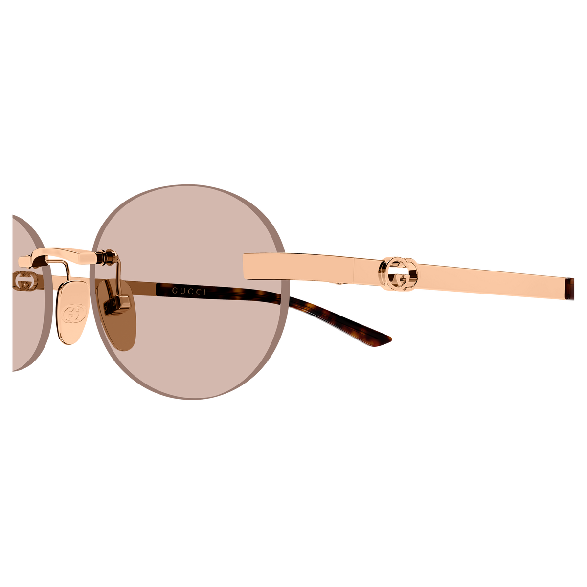 Gucci GG2214S 005 gold gold pink 55
