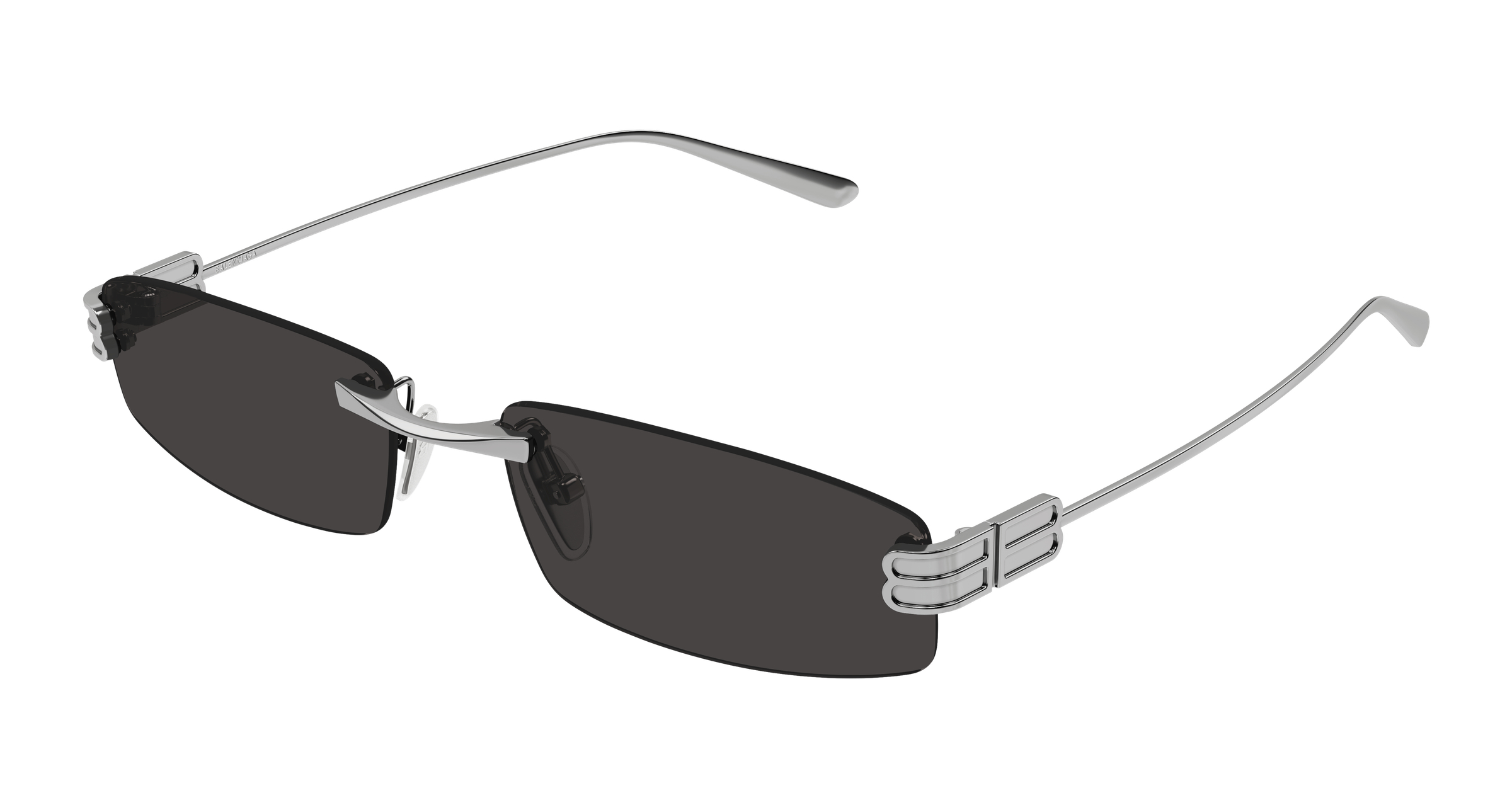 Balenciaga BB0488S 005 ruthenium ruthenium g 62