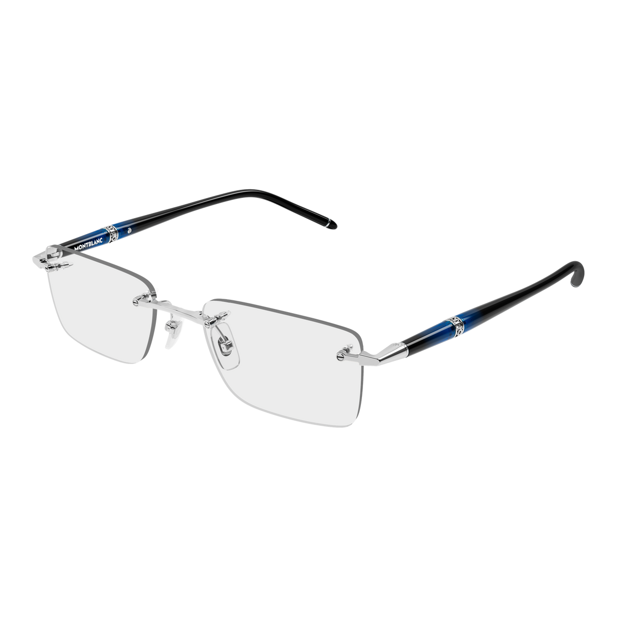 Montblanc MB0536O 004 silver silver transpa 54
