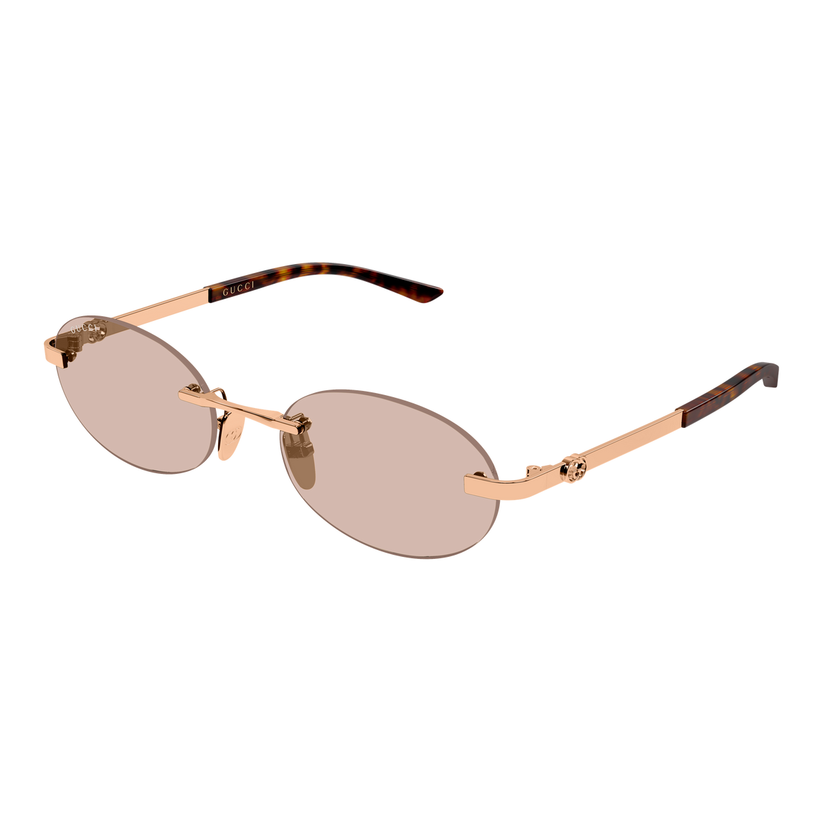 Gucci GG2214S 005 gold gold pink 55