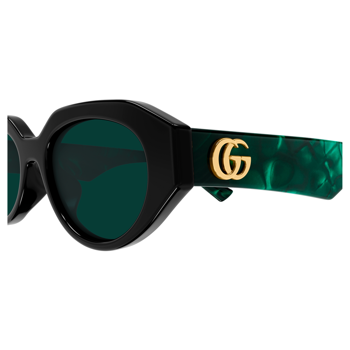 Gucci GG2206SA 003 black green green 53