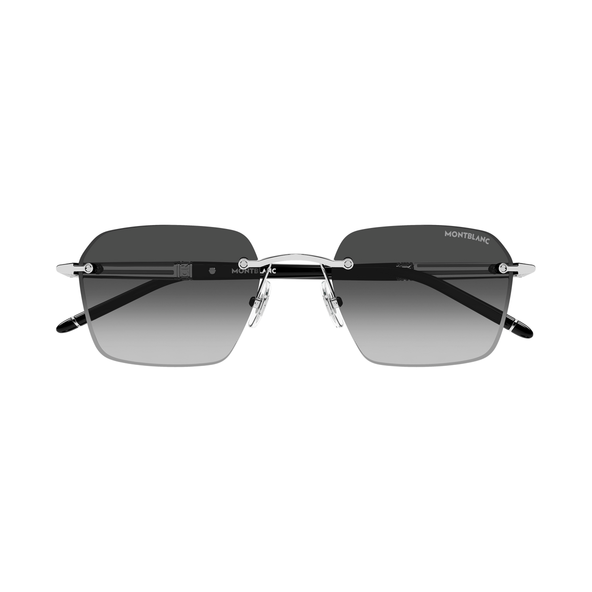 Montblanc MB0526S 001 silver silver grey 54