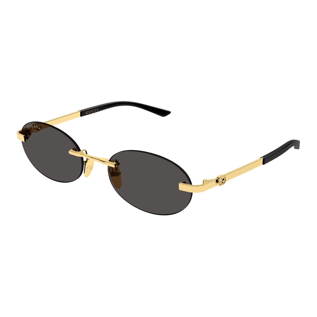 Gucci GG2214S 001 gold gold grey 55