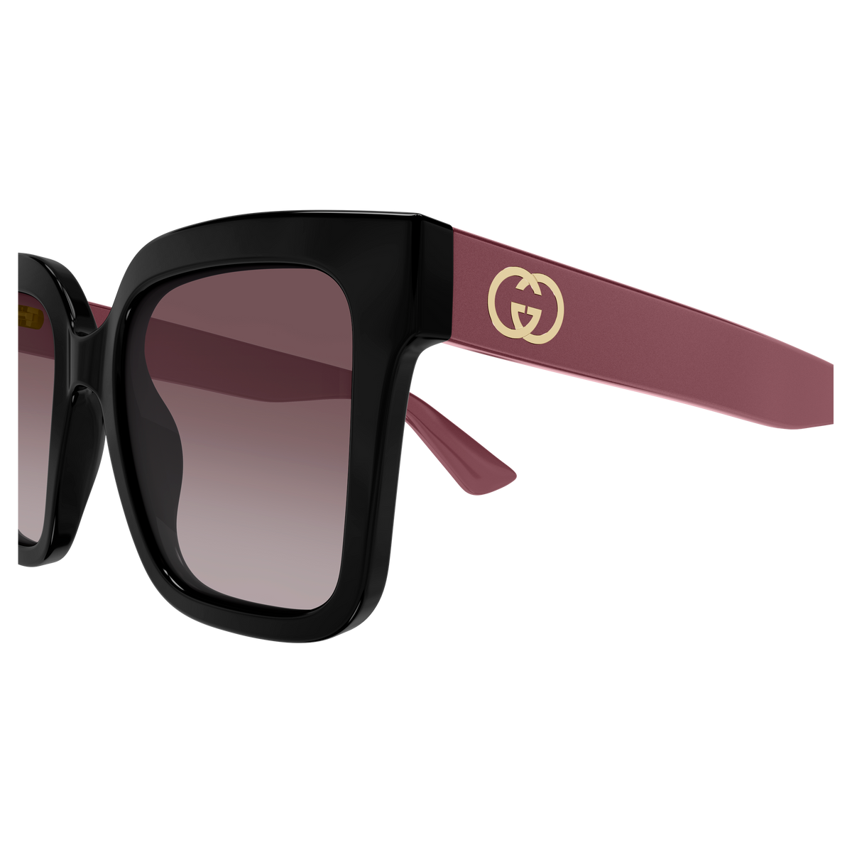 Gucci GG2190S 003 black burgundy red 53