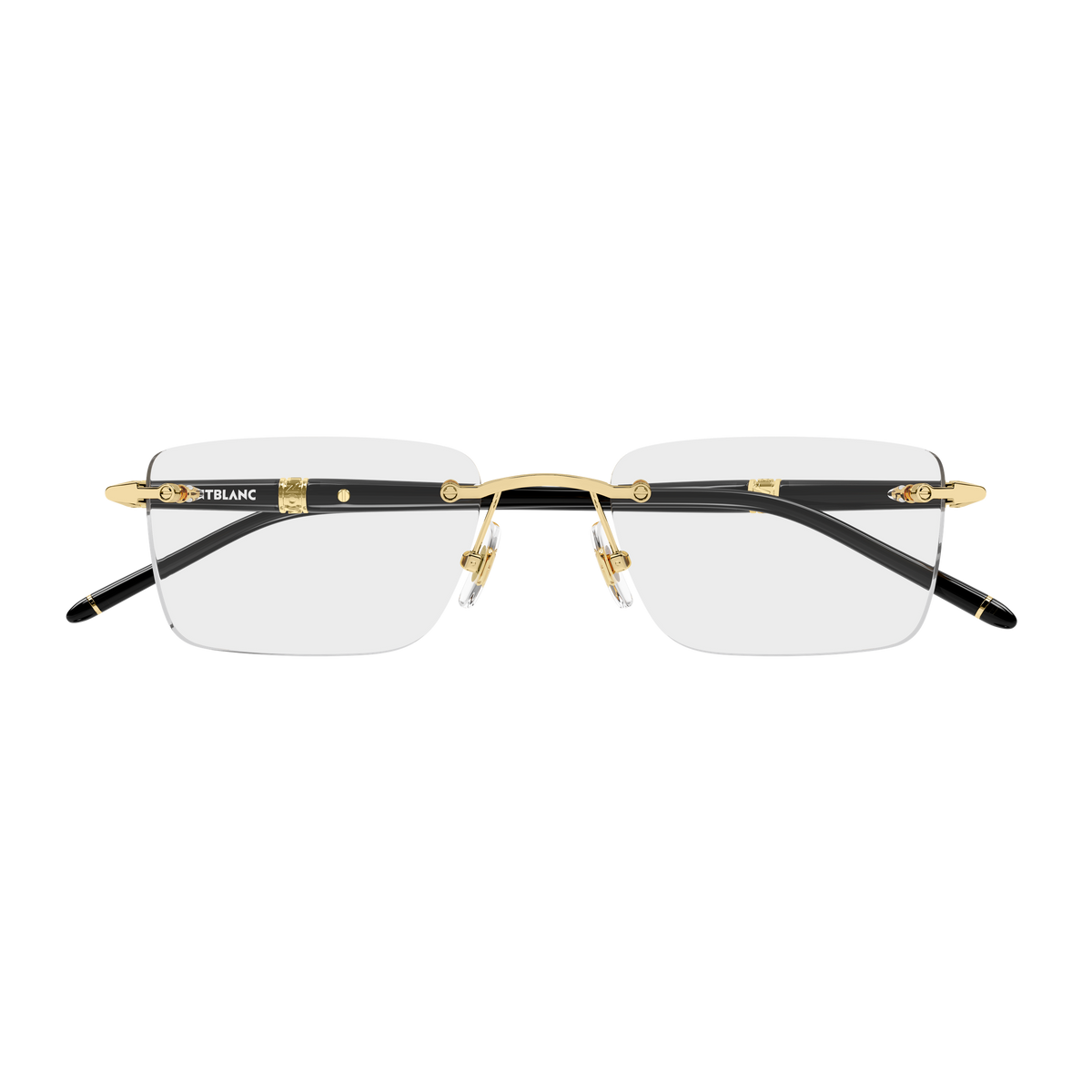 Montblanc MB0536O 001 gold gold transparent 54